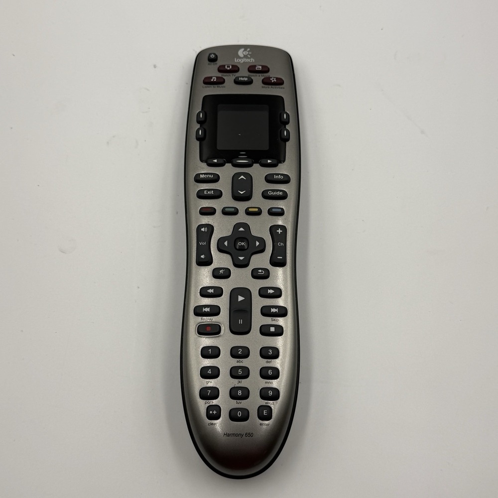 Logitech Harmony 650‎ Universal Remote Control / Tested Works